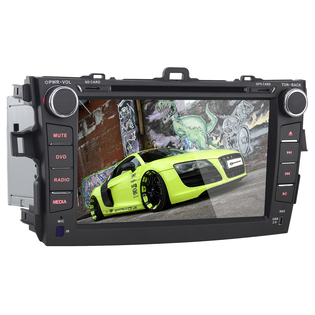 After market head unit with dvd player and navigation system How to
