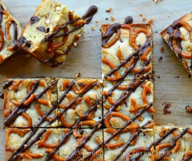 PRETZEL CHOCOLATE CHIP COOKIE BARS PRETZEL CHOCOLATE CHIP COOKIE BARS