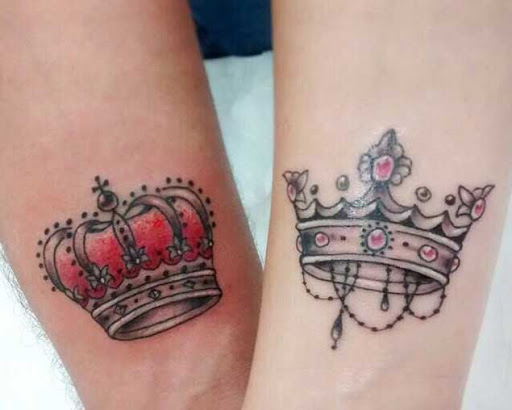 Rei & Rainha Tatuagens Que Fará O Seu Relacionamento Oficial