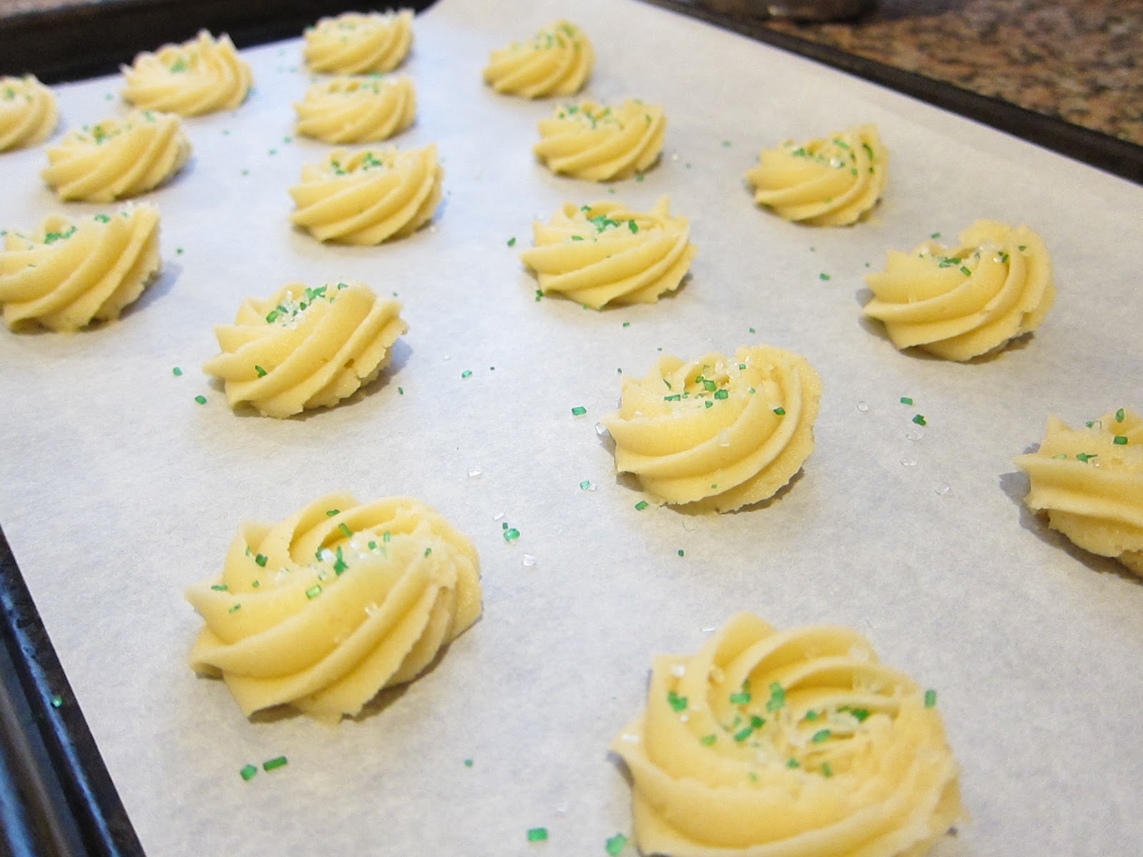 MiWonderings Piped Butter Cookies