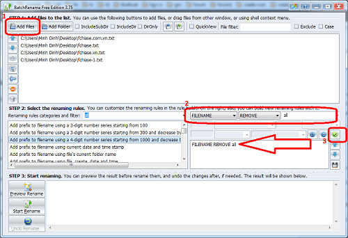 Cách đổi tên file hàng loạt bằng Batch Rename