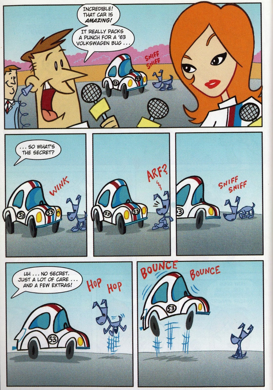 Daily Disneyana Disney Adventures Comic Zone Herbie Fully Loaded