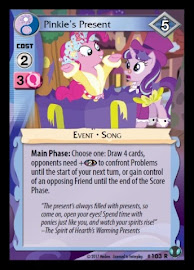 My Little Pony Pinkie's Present Defenders of Equestria CCG Card