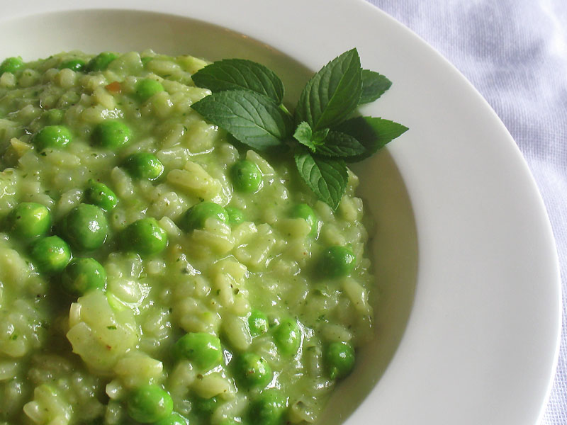 Green Pea Risotto Lisa's Kitchen Vegetarian Recipes Cooking Hints