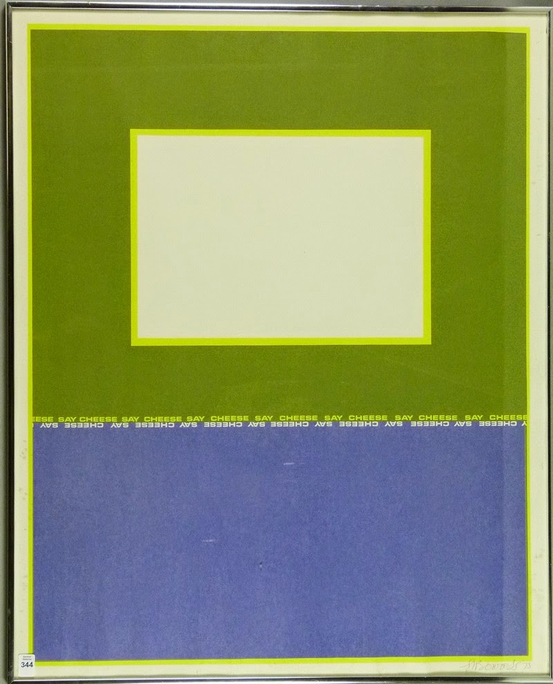 "Say Cheese", lithograph poster   1973