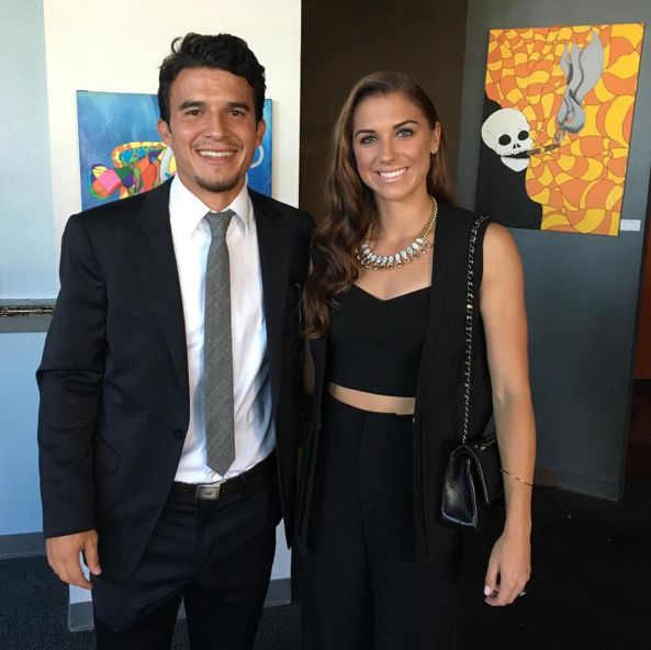 Alex Morgan and Servando Carrasco The Knot - alex morgan and servando carrasco