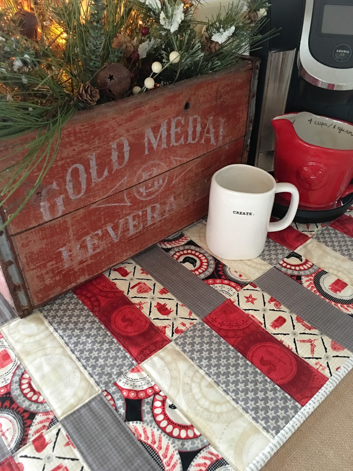 Carried Away Quilting Stacked Coins Table Runner