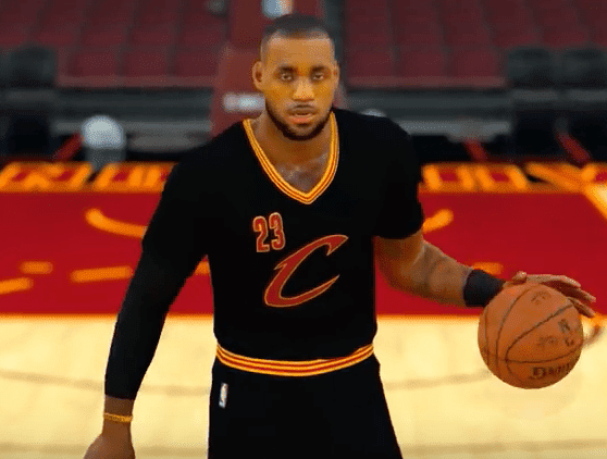 lebron james nba 2k