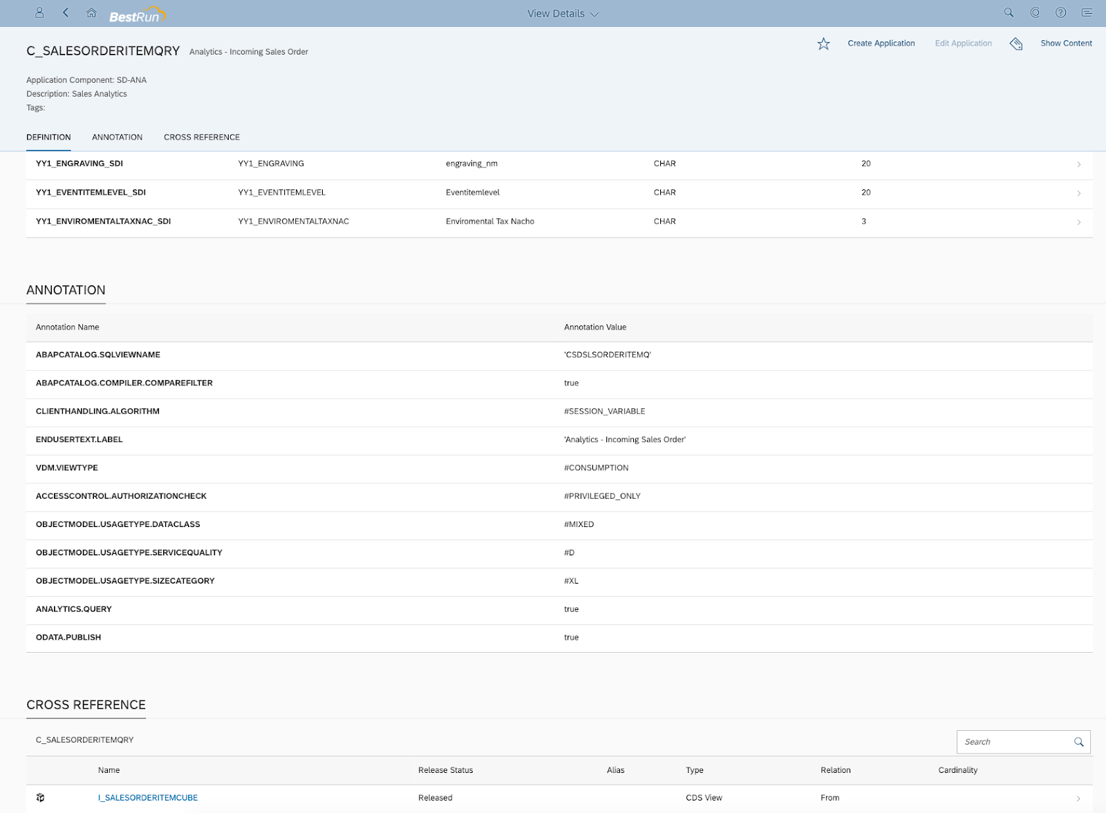 SAP ABAP Central SAP S/4HANA Cloud Extensibility Engraving sample