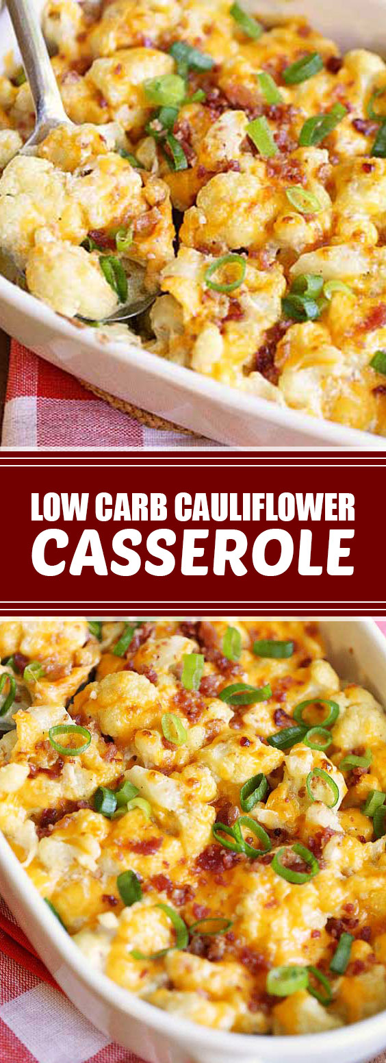Low Carb Cauliflower Casserole