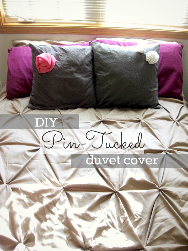 Beginner Beans How To Diy Pin Tucked Duvet I Did It Myself Diy Pin Tucked Duvet Cover