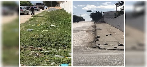 Solicitação atendida: Serviço da calçada do cemitério Santo Antonio, Bairro Monte Castelo em Patos-PB 