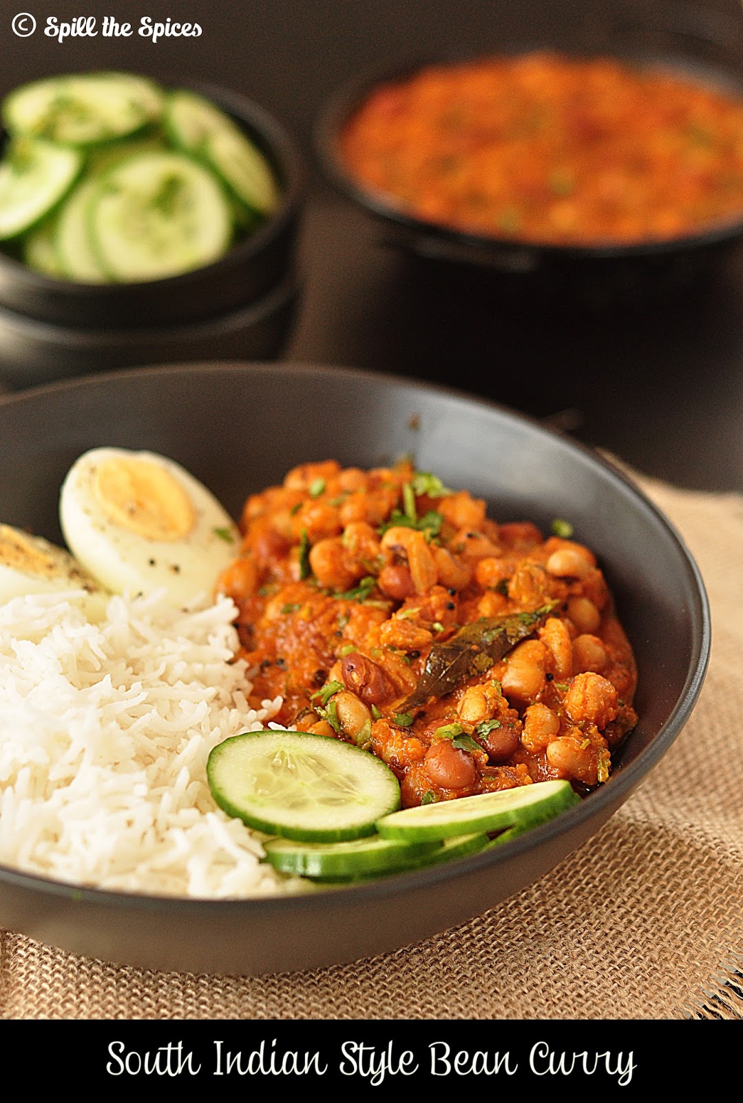 South Indian Style Five Bean Curry | Spill the Spices