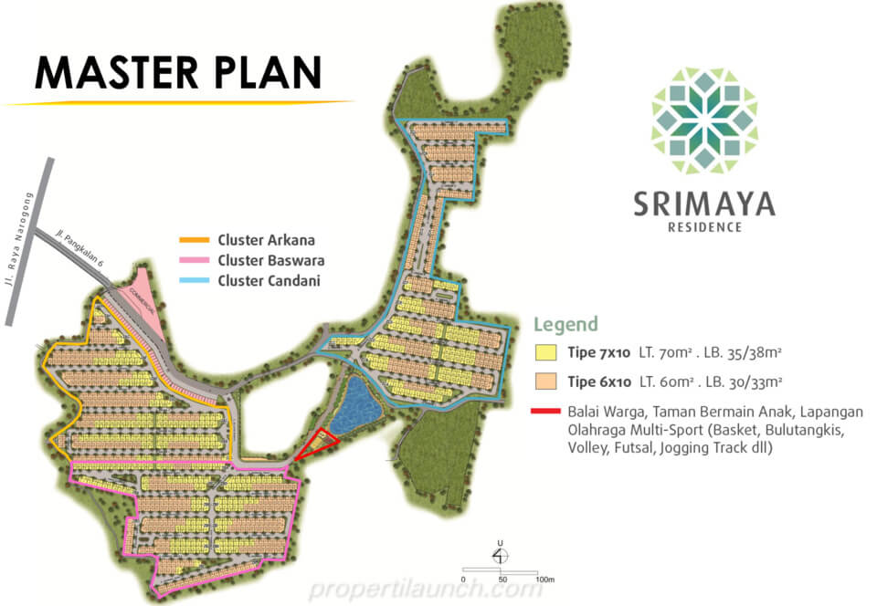 Master Plan Srimaya Residence Summarecon