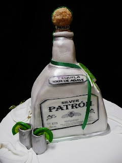 Baking with Roxana's Cakes: Patron Bottle Birthday Cake