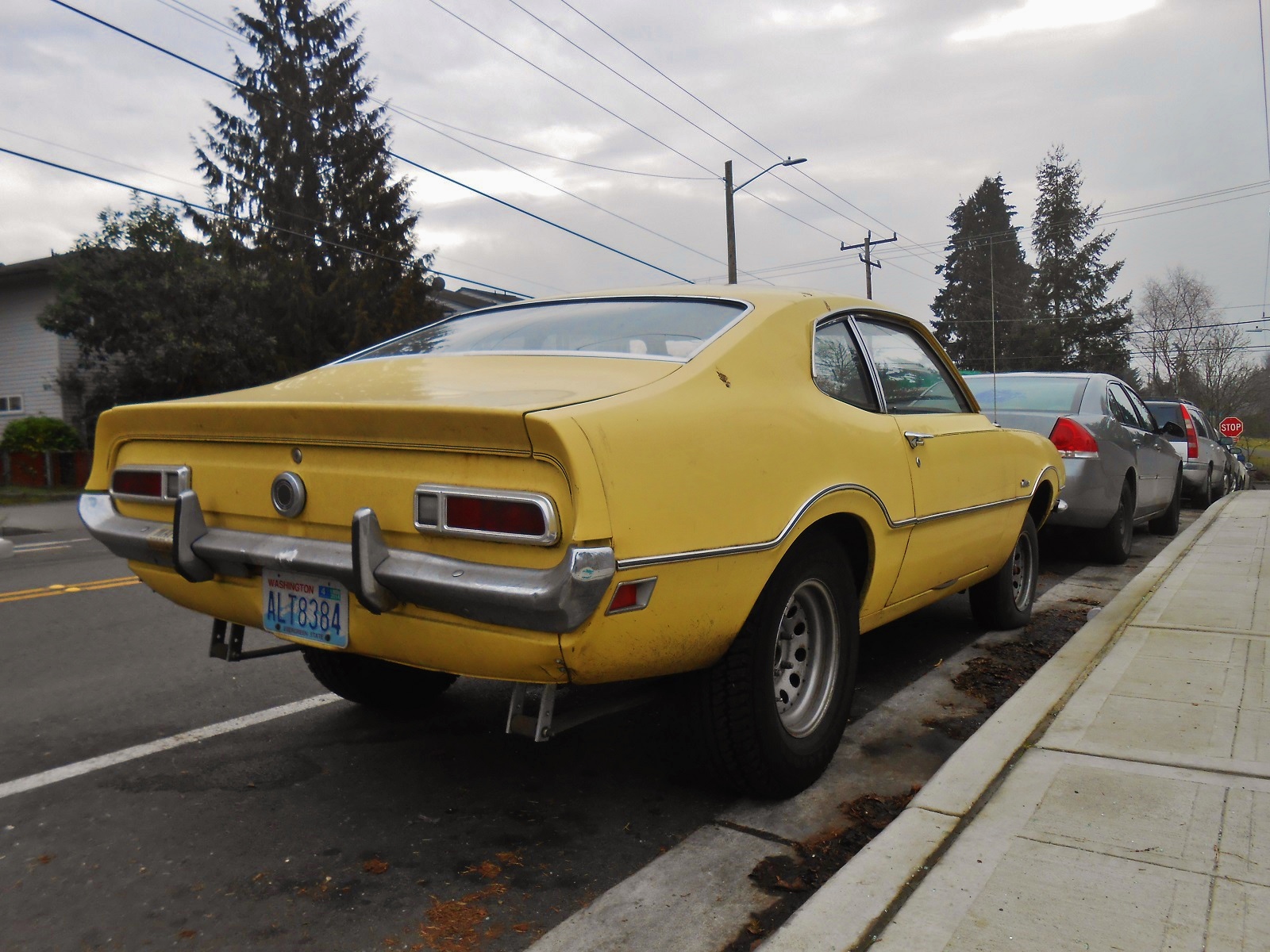 1970 Yellow ford maverick #9