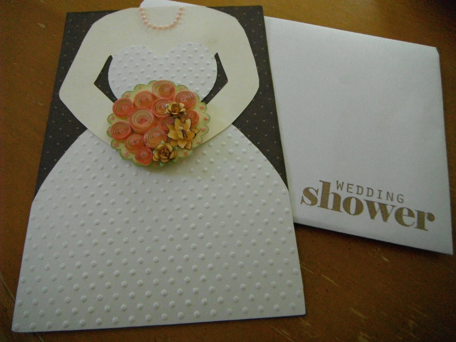 DarlingPandora Crafts Wedding Shower Card
