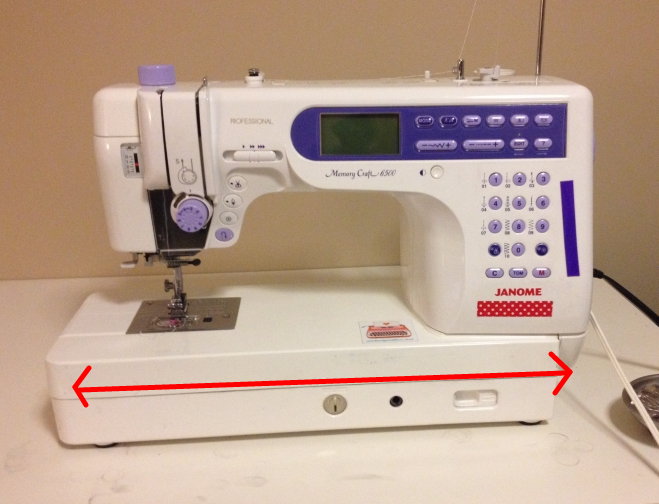 she can quilt Anna's Quick and Easy Sewing Machine Cover a 2013 FAL