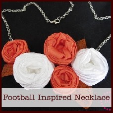 bb Football+Inspired+Necklace