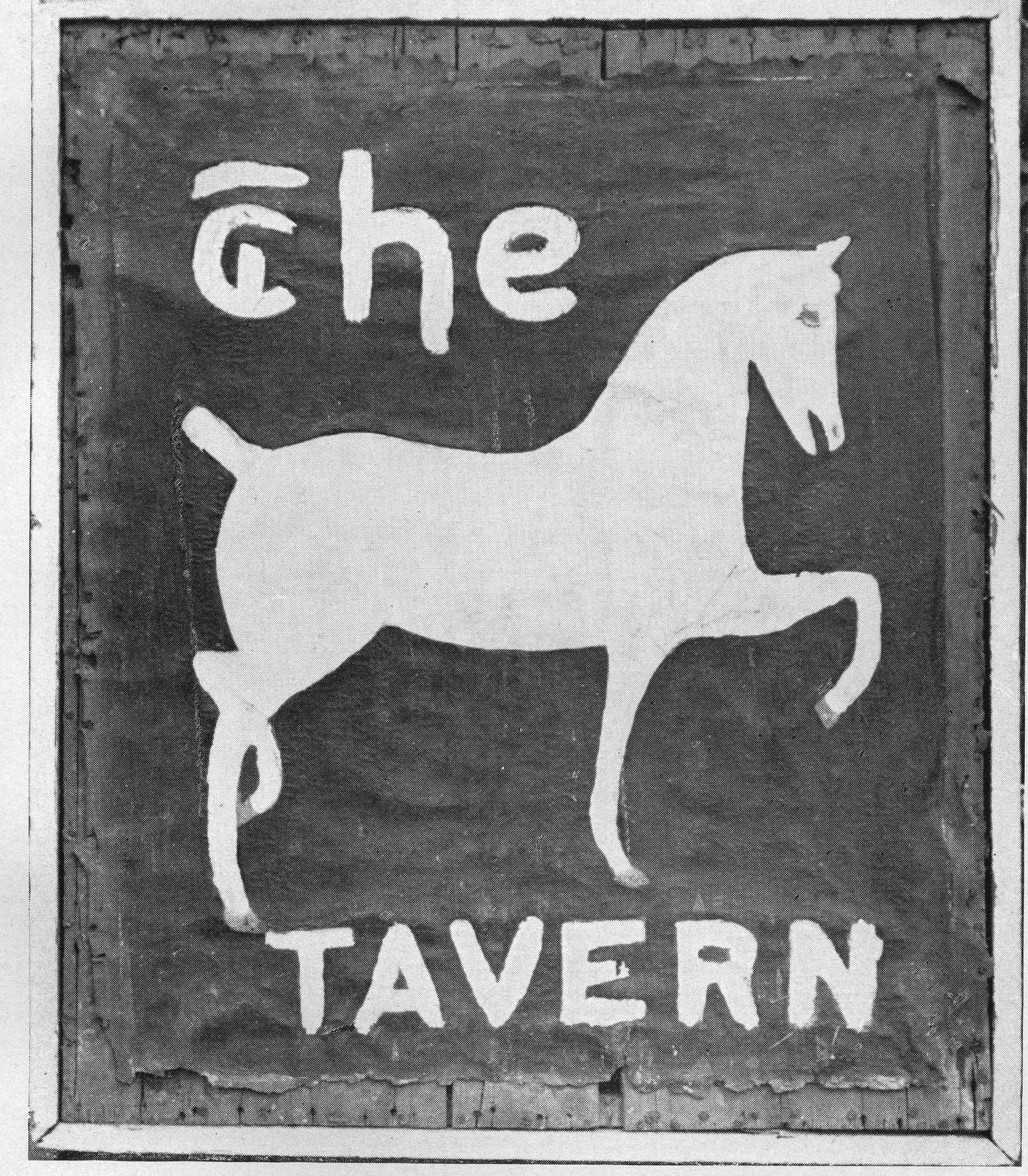 Stagecoach Days White Horse Tavern was a Famous Landmark