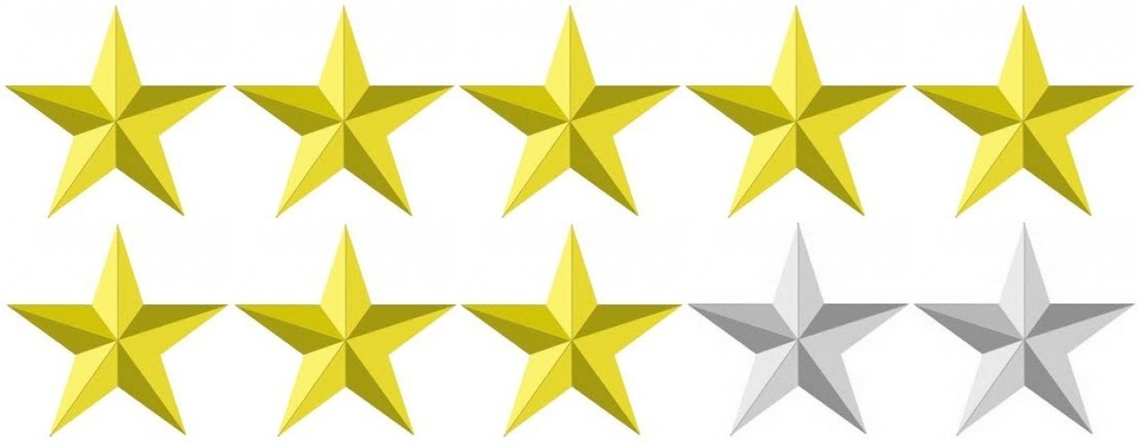 Image result for 8 stars out of 10