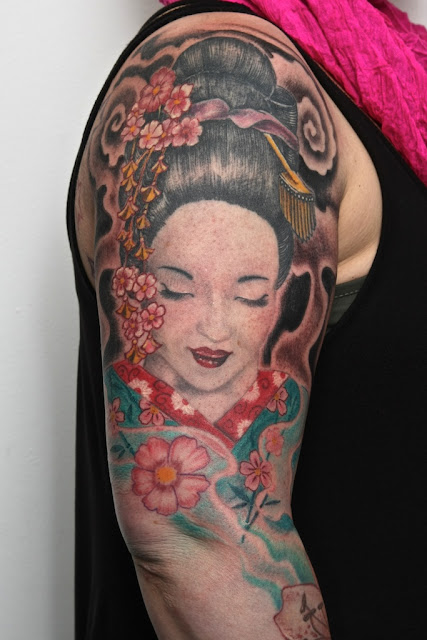 Tatuaje de Geisha