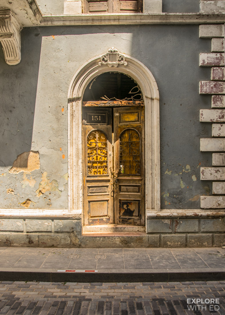 Exploring the old doors of San Juan in Puerto Rico