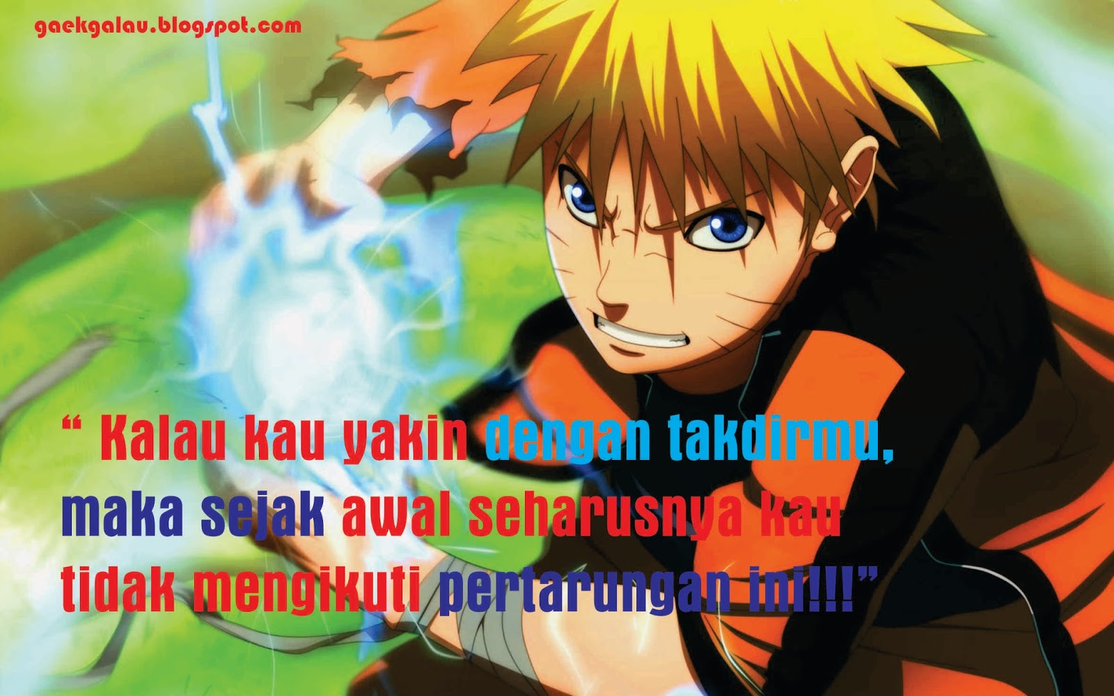 Kata Mutiara Kehidupan Naruto