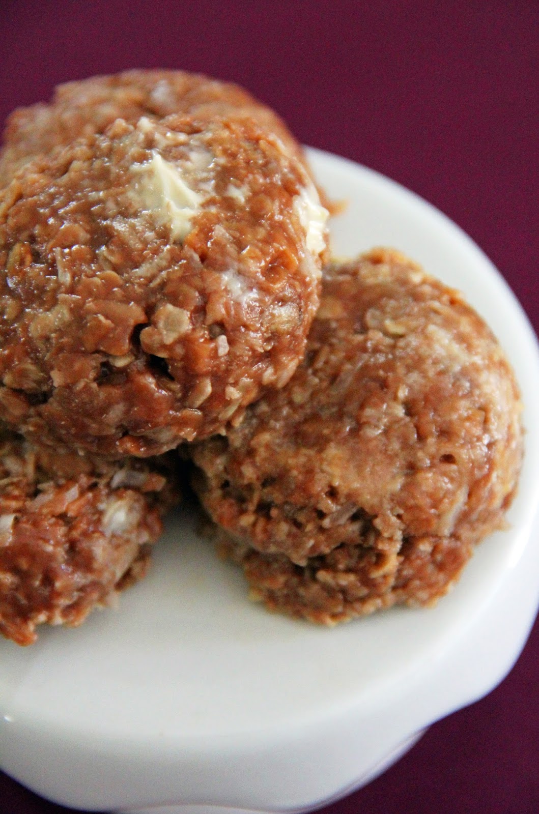 Jo and Sue No Bake Peanut Butter Coconut 3Chip Cookies