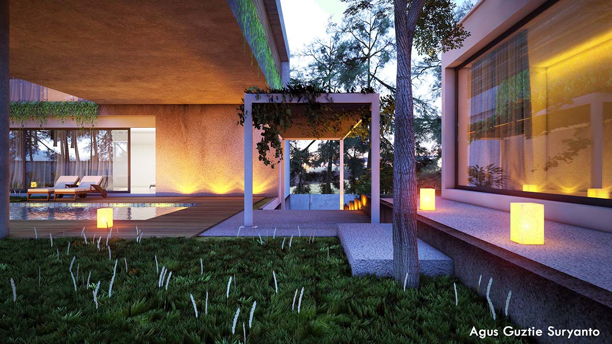 SKETCHUP TEXTURE: Awesome free sketchup model Concrete Block House #49