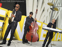 Jason Geh Jazz Trio performing at the event