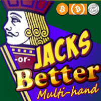 Cyptoslots cryptocurrency casino now has Jacks or Better Multihand video poker!
