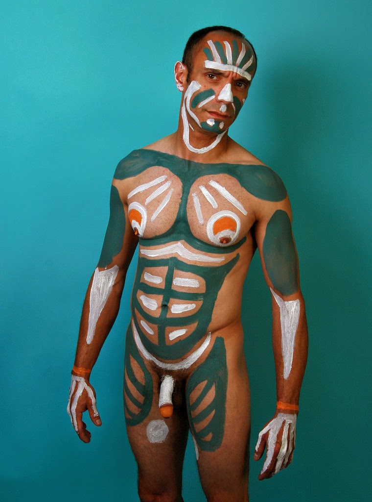 Nude male bodypaint - 🧡 Nudist Body Painting Penis - Porn Photos Sex Video...