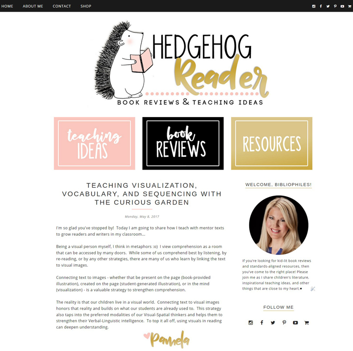 http://hedgehogreader.blogspot.com/