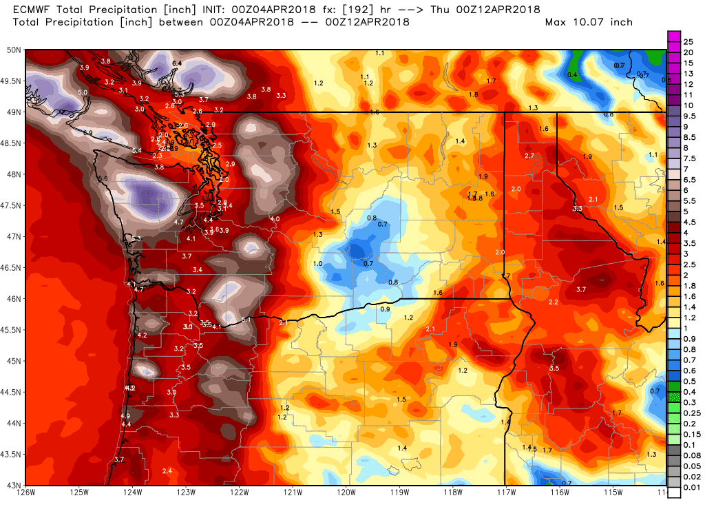 Cliff Mass Weather Blog Monster LateSeason Atmospheric River Will Hit