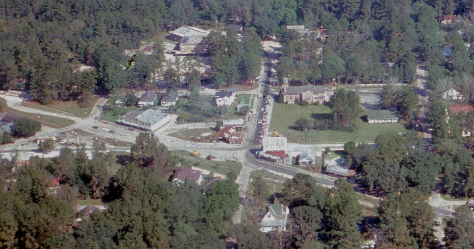 Tammany Family Abita Springs From The Air 1975
