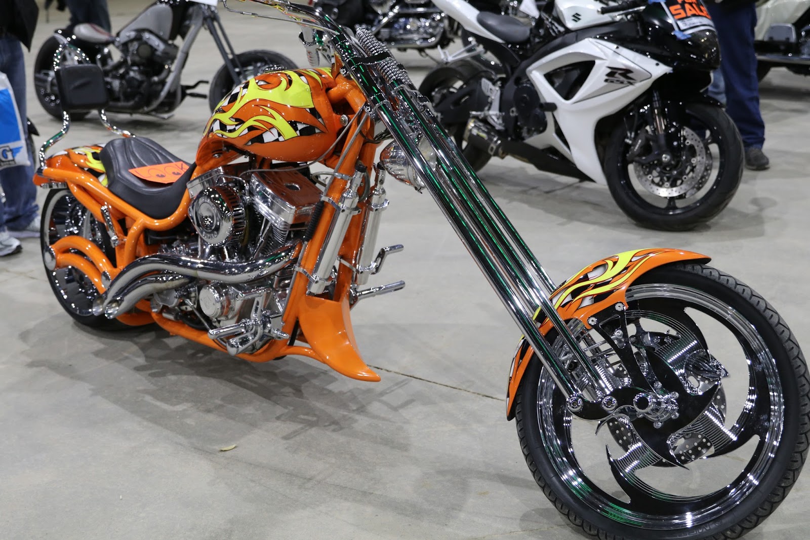 OldMotoDude Modern Chopper for sale at the 2018 Denver Motorcycle Expo