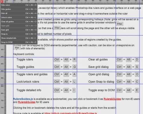 cara menggunakan RulersGuide.js dengan cepat