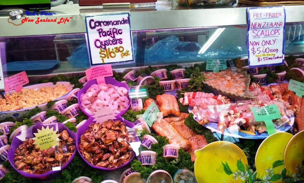 吴 ” 聊的天地。。。。 纽西兰美食：Fresh Fish Market Tauranga