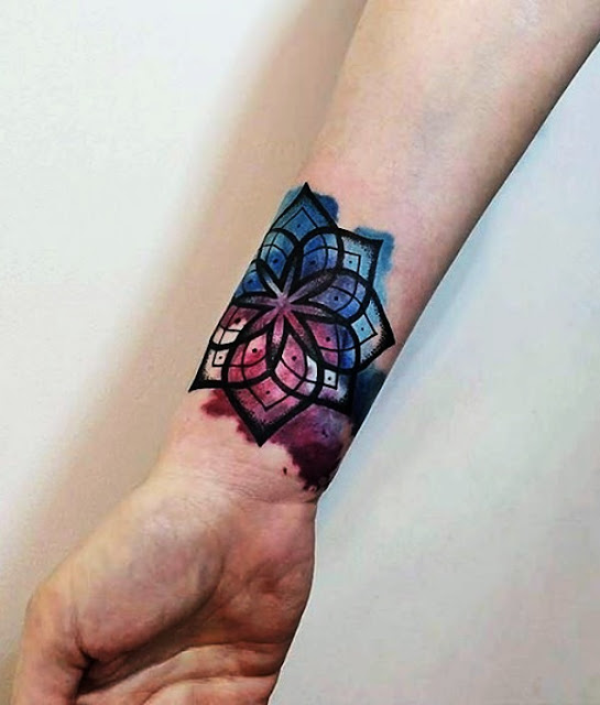 Bracelete de tatuagem feminina Bracelete de tatuagem feminina
