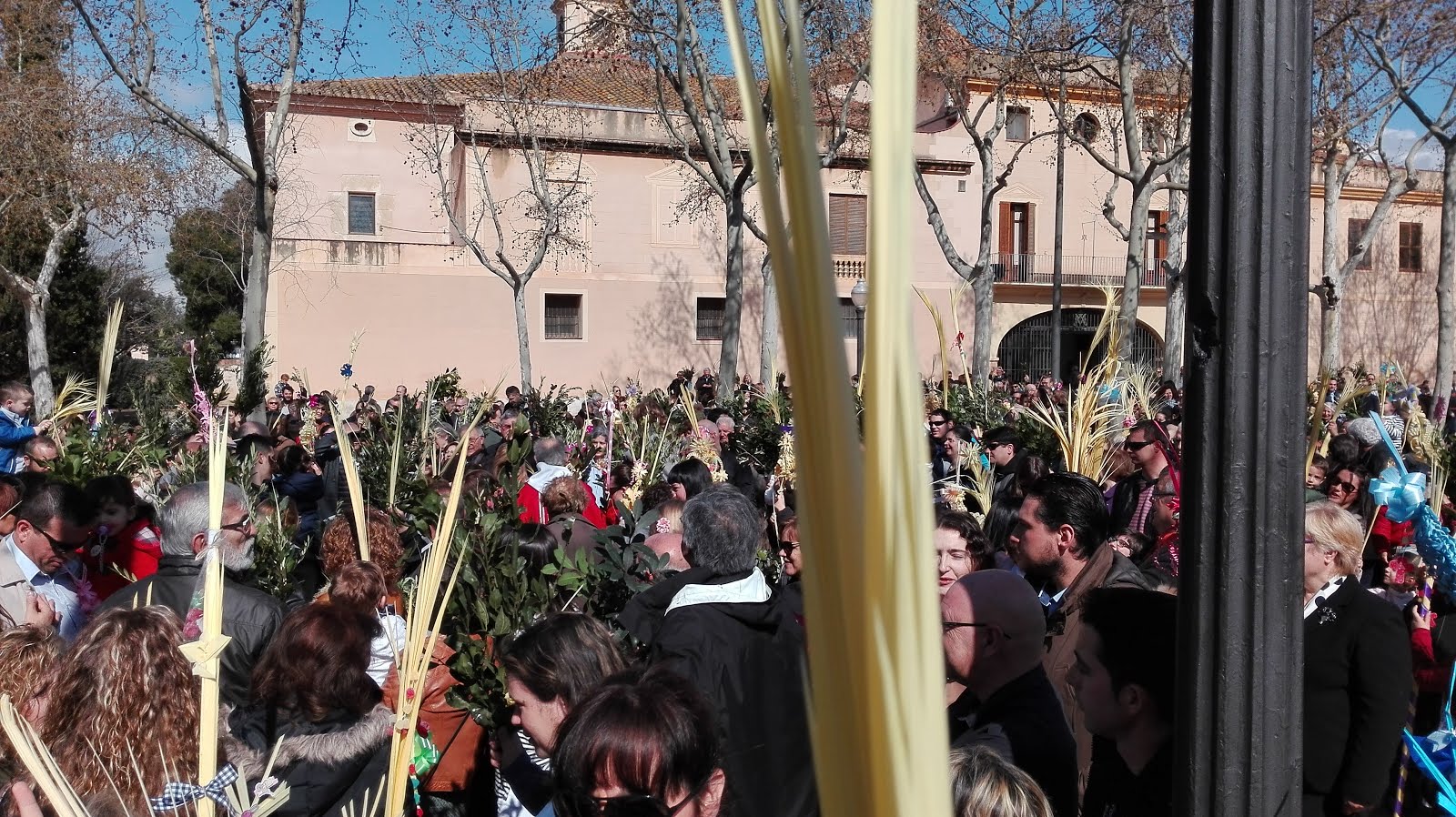 Benedicció de les Palmes i Rams al Santuari de Misericòrdia