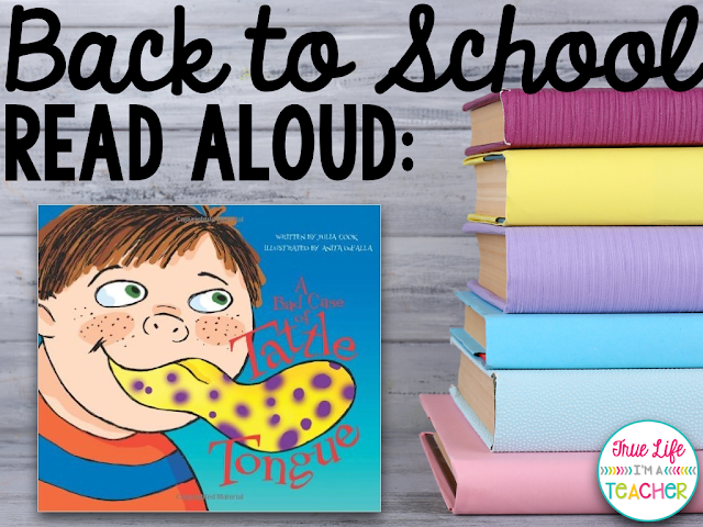 Great list of books and read alouds perfect for back to school that help build and foster a classroom community, and help teach rules, procedures, responsibility, and expectations.