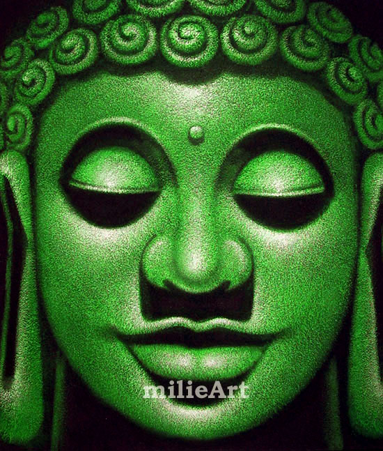 lukisan budha