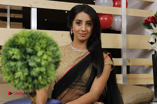 Actress Sanjjanaa Galrani Pictures in Saree at Durian Showroom Inaugration  0031