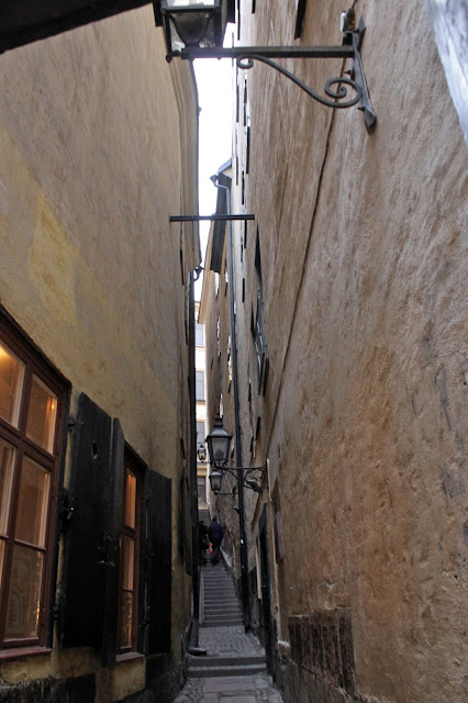 Narrow streets, stockholm gamla stan