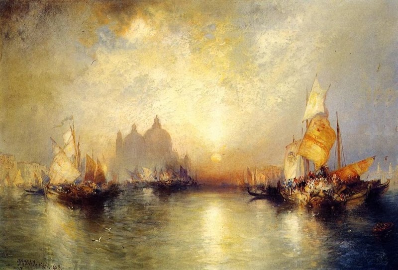 Thomas Moran - Entrada al Gran Canal, Venecia