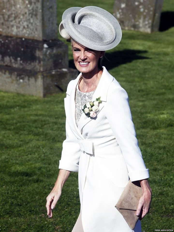 Andy Murray's mother Judy at his wedding to Kim Sears