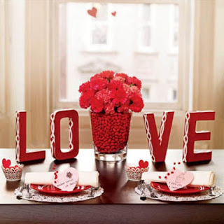 Valentinovo - ideje za dekoracijo vašega stanovanja ali hiše.