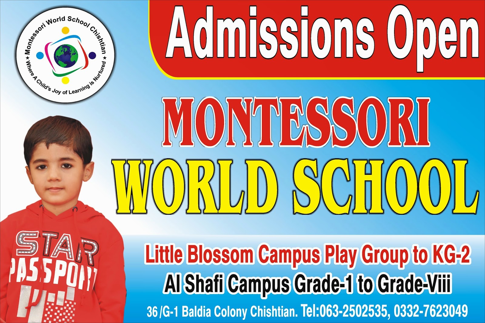 flex design montessori world school madani graphics play school flex board design