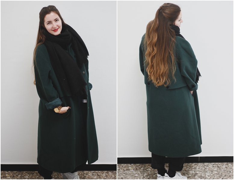vintage coat Mantel outfit
